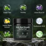 Anti-Bad Breath Herbal Gel Supplement, Body Odor Supplements, Internal Deodorant with Parsley, Green Tea, Chlorophyllin, Eliminates Odor from The Inside, Balances Oral & Gut (150g) (1) - Image 3