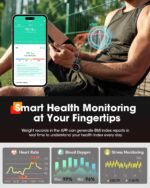 Smart Watches for Men(Waterproof/Call/Answer), Rugged Military Smart Watch with Heart Rate/Oxygen/Pressure/Sleep Monitor/124 Sports Modes, Fitness Tracker Tactical Watch for Android Phones/iPhone - Image 2