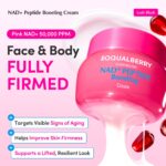 EQQUALBERRY NAD+ Peptide Boosting Cream – NAD+ 5% & 13 Peptides Anti-Aging Korean Skincare Face & Body Cream | Firming & Lifting Pink Neck Cream for Sagging Skin (1.69 fl.oz / 50ml) - Image 2