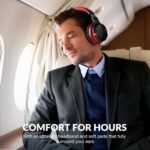 Million Sold Classic E7 Active Noise Cancelling Headphones with Upgraded HD Sound, Wireless Bluetooth Headphones Over The Ear Unequaled Comfort, Vivid Deep Bass, for Home Office Travel Birthday Gift - Image 5