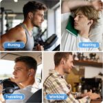 Wireless Earbuds, Bluetooth 5.4 Headphones HiFi Stereo 50H Playback LED Digital Display Ear Buds with ENC Noise Canceling Headset, IPX7 Waterproof Earphones for Running/Workout (Black) - Image 7