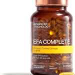 EFA Complete with Optimal Omega 3 6 9 Levels of Potency Flax Oil, Fish Oil, Borage Oil, and Evening Primrose Oil 800mgs (90count) 3rd Party Tested - High in GLA and 369 Omegas