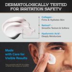 Men's Face Moisturizer Cream - Anti Aging & Wrinkle - Men's Shave Lotion - Made in USA - Collagen, Hyaluronic Acid, Vitamins E & A, Avocado Oil - Age Facial Skin Care, Day & Night Moisturizing, 2 oz - Image 3