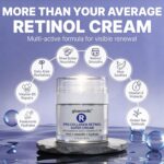 Glowmedik Pro-Collagen Retinol Cream – Anti-Aging Face Moisturizer for Aging Skin & Wrinkles – Collagen Face Cream with Hyaluronic Acid – Night Cream for Women & Men – Made in USA – 1.7 fl oz - Image 4
