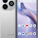 BLU Bold K12 | 2025 | Unlocked | 6.8” HD+ 120Hz Infinity Display | 50MP Main + 8MP Selfie Cameras | 128GB Internal Storage | US Version | US Warranty | Silver