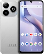 BLU Bold K12 | 2025 | Unlocked | 6.8” HD+ 120Hz Infinity Display | 50MP Main + 8MP Selfie Cameras | 128GB Internal Storage | US Version | US Warranty | Silver