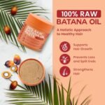 Lebanta Raw Batana Oil for Hair Growth - 100% Pure, Organic 4oz Batana from Honduras for Thick and Strong Natural Hair - Dr. Sebi Unrefined Cold Pressed Cosmetic Scalp Mask Gifts for Women (1 Pack) - Image 2