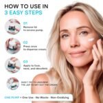 Face Moisturizer Retinol Cream, Anti Aging Neck Firming Cream, Collagen Day & Night Face Cream with Hyaluronic Acid for Women & Men, 1.85 Fl Oz - Image 6