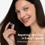 MAREE Hair Serum for Frizzy Dry Hair – Styling Capsules with Keratin, Argan Oil, Vitamins A E B5 – UV & Heat Protectant Frizz Control Serum for Women – Aceite Para el Cabello Treatment | for Frizzy, Styling Capsules, with Jojoba, for Women, Frizzy, Damaged - Image 2