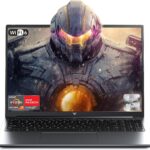 KAIGERR 2026 Gaming Laptop, 24GB DDR5 512GB NVMe SSD Laptop Computer with AMD Ryzen 7 H255(8C/16T, Up to 4.9GHz), 16.0 inch Windows 11 Laptop, Radeon RX Vega 8 Graphics,WiFi 6, Backlit KB