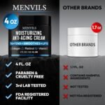 Mens Face Moisturizer Cream - Anti Aging & Wrinkle Repair - After Shave Lotion for Men with Collagen, Retinol, Vitamins E, Jojoba Oil - Age Facial Skin Care - Lightweight Day & Night Cream - 4 oz - Image 7