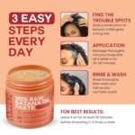 Lebanta Raw Batana Oil for Hair Growth - 100% Pure, Organic 4oz Batana from Honduras for Thick and Strong Natural Hair - Dr. Sebi Unrefined Cold Pressed Cosmetic Scalp Mask Gifts for Women (1 Pack) - Image 4