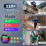 Smart Watches for Men (Answer/Make Call), 1.53" HD Military Smartwatch, 50+ Days Extra-Long Battery Life Fitness Tracker, Flashlight/110+Sports/Heart Rate/Sleep Monitor/IP68 Waterproof Android iOS - Image 6