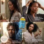 Miracle Hair Growth Oil with natural Rosemary, Peppermint, Ginger and Jojoba, fast results, supports thinning hair, stimulates scalp and revives follicles for women and men - Image 7