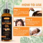 Raw Batana Oil, 100% Natural Organic Hair Growth Oil for Men & Women, Sourced from Honduras, Pure, Unrefined, Enhances Thickness, Prevent Hair Loss 4 Oz - Image 7