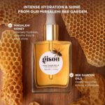 Gisou Honey Infused Hair Oil Mini - Hydrating & Frizz Control Treatment with Mirsalehi Honey, Adds Shine & Heat Protectant for All Hair Types, 0.7 Fl Oz - Image 2
