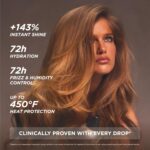 Gisou Honey Infused Hair Oil - Hydrating & Frizz Control Treatment with Mirsalehi Honey, Adds Shine & Heat Protectant for All Hair Types, 1.7 Fl Oz - Image 5