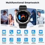 Smart Watch, 2026 AMOLED 1.43" Fitness Smartwatch for Men Women, Bluetooth 5.4 Call, 130+Sports Modes, 60+Days Flashlight, Heart Rate/Sleep Monitor, IP68 Waterproof Activity Tracker for Android iOS - Image 6