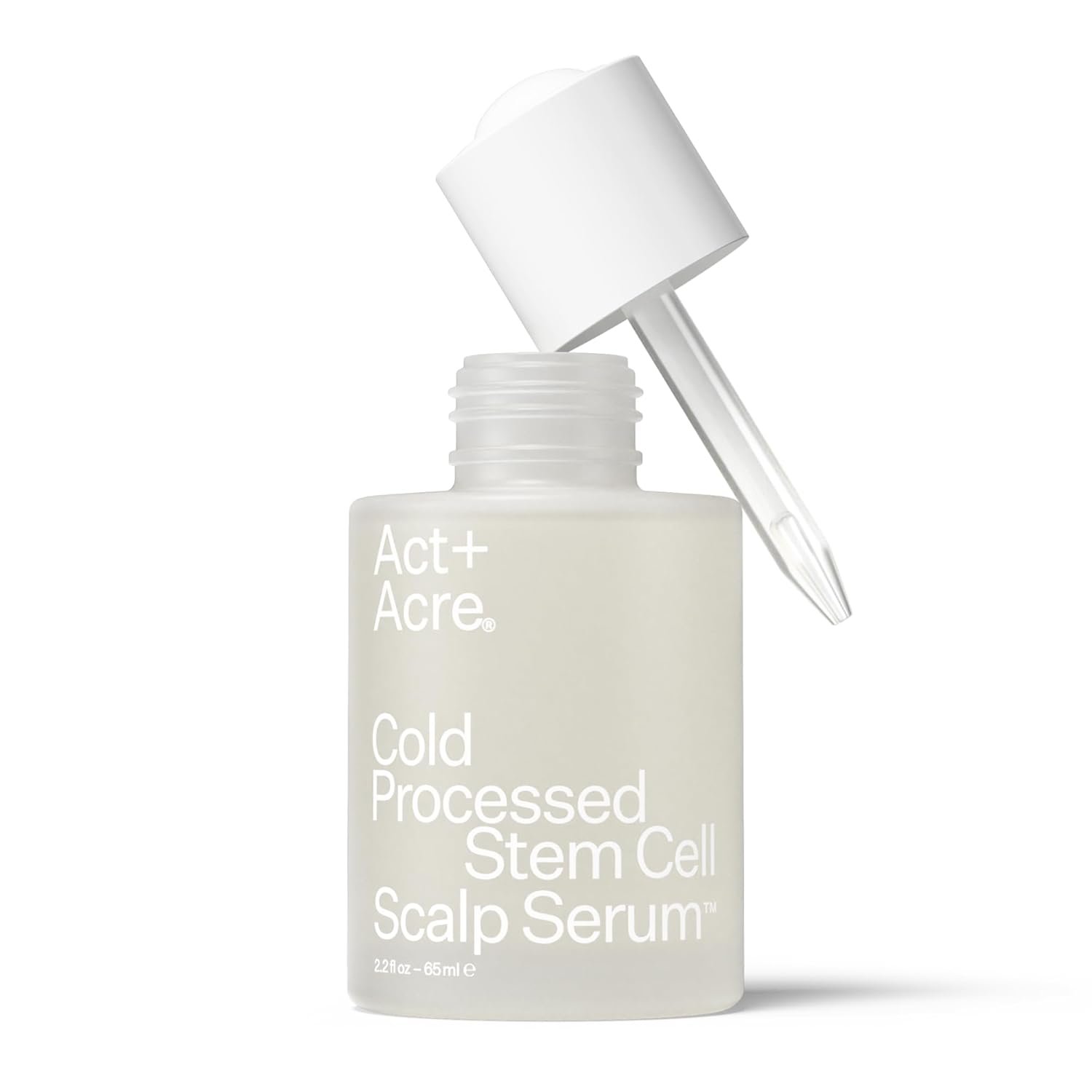51CO7BhWgBL._SL1500_.jpg Act+ Acre Cold Processed Stem Cell Scalp Serum | For Thicker, Fuller Looking Hair | Apple Stem Cells, Bamboo Extract, Aloe Vera | Strengthen, Hydrate, Reduce Shedding | Vegan, Color Safe | 2.2 Fl Oz - Image 1