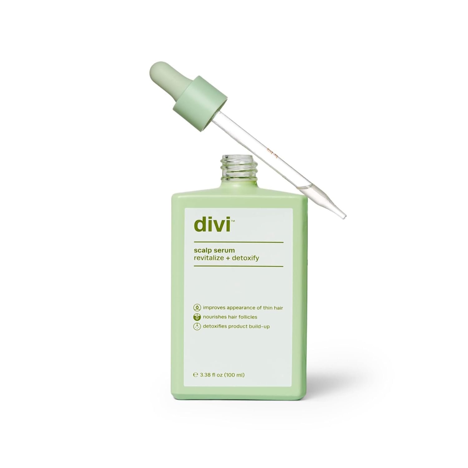 51YpnPsFw9L._SL1500_.jpg Divi Scalp Serum for Thinning Hair Clinically Tested, Non-Greasy Formula with Amino Acids, Caffeine & Rosemary Oil Promotes Healthy Scalp & Fuller-Looking Hair, Reduces Oil & Product Buildup - Image 1