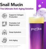 Glow, 1200mg Snail Mucin Supports Skin Elasticity, Collagen Peptides Jelly Stick, Kiwi Flavor, Biotin, Vitamin C, Hyaluronic Acid, Prebiotics, Korean Skin Care, 10 Sticks - Image 6