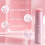 PDRN Pink Collagen Volume Multi Balm Stick, Collagen Wrinkle Stick Face & Body Balm, Volumizing Hydrating Firming for Under-Eyes, Neck, Forehead, Smile Lines (2 Pack) - Image 3