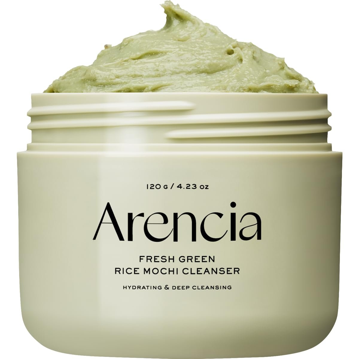 618NdYdW7gL._SL1200_.jpg Arencia Korean Rice Mochi Face Cleanser - Face Wash, Gentle Scrub All in One for Deep Cleansing, Moisturizing, Pore Minimizing, Acne-Prone Skin, Removing Blackhead with Rice Water & Green Tea - Image 1
