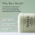 Arencia Korean Rice Mochi Face Cleanser - Face Wash, Gentle Scrub All in One for Deep Cleansing, Moisturizing, Pore Minimizing, Acne-Prone Skin, Removing Blackhead with Rice Water & Green Tea - Image 8