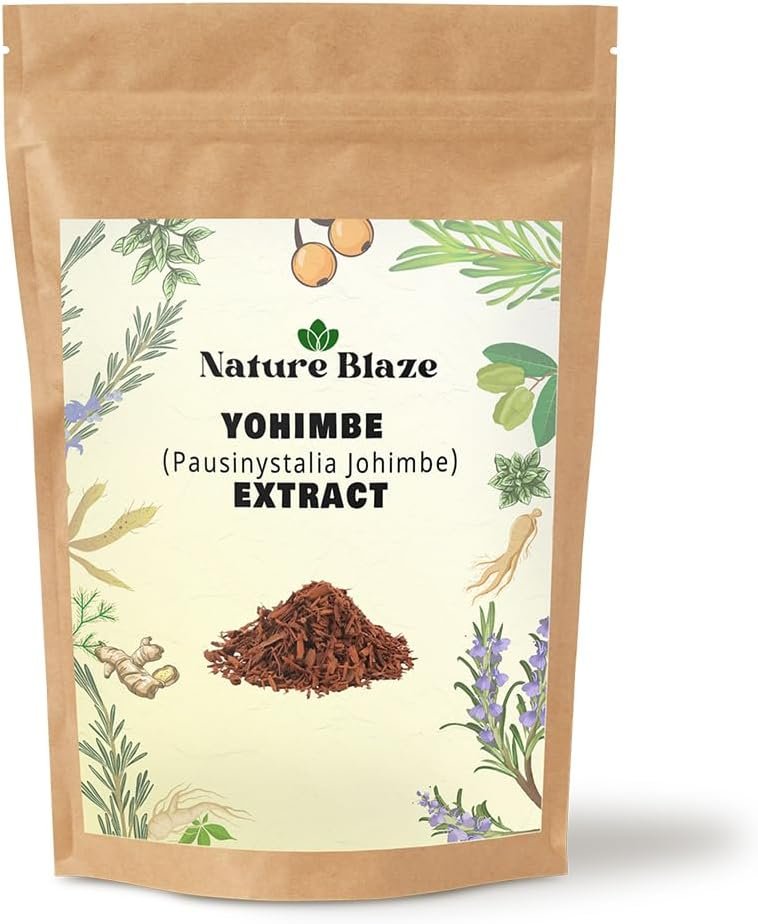 61CJxdBLfEL._AC_SL1080_.jpg Ayurvedic Indian Seasons Yohimbe Extract (Yohimbe Extract, 6.5 Oz 185gm) - Image 1