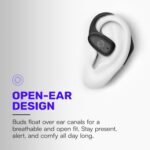 Raycon Essential Open Ear Earbuds – Open Ear Headphones, Earbuds Wireless Bluetooth, Sweat & Water-Resistant Earphones, Running Headphones with Ultra-Lightweight Design, 36 Hours Battery Life (Black) - Image 3