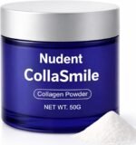 Nudent Collagen Powder, Nano-Hydroxyapatite Teeth Powder, Smile Strengthening Collagen, Strengthens Gums & Enamel, Gentle Formula for Gums, Improve Overall Gum Strength, 50g (1)