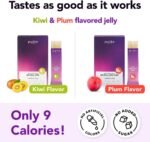 Glow, 1200mg Snail Mucin Supports Skin Elasticity, Collagen Peptides Jelly Stick, Kiwi Flavor, Biotin, Vitamin C, Hyaluronic Acid, Prebiotics, Korean Skin Care, 10 Sticks - Image 9