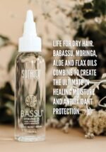 Surface Hair - Bassu Hydrating Oil - Hair Oil with Flax Seed, and Aloe Vera, Moisturize and Hydrate Repair Damaged Hair, Color Safe, 2 Fl Oz - Image 2
