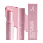 PDRN Pink Collagen Volume Multi Balm Stick, Collagen Wrinkle Stick Face & Body Balm, Volumizing Hydrating Firming for Under-Eyes, Neck, Forehead, Smile Lines (2 Pack)