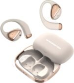 Monster Open Ear AC520 Headphones, Bluetooth 6.0 Wireless Earbuds with HiFi Sound, Open Ear Earbuds with 24H Playtime, Unique Handbag Design, ENC Clear Call, IPX6 Resistance（White）