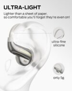 Monster Open Ear AC390 Headphones, Bluetooth 6.0 Earbuds with Stereo Sound, Rotating Charging Case with Lanyard, Wireless Headphones 24H Playtime, IPX5 Waterproof, Ultra-Light Open Ear Earbuds - Image 6