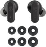 Skullcandy Dime Evo Wireless Earbuds, Bluetooth Headphones, Noise Isolating Fit, Up to 36 Hours Battery, Microphone for iPhone Android, Easy Carry with Clip-Anywhere Case - True Black - Image 7