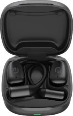 Raycon Essential Open Ear Earbuds – Open Ear Headphones, Earbuds Wireless Bluetooth, Sweat & Water-Resistant Earphones, Running Headphones with Ultra-Lightweight Design, 36 Hours Battery Life (Black) - Image 2