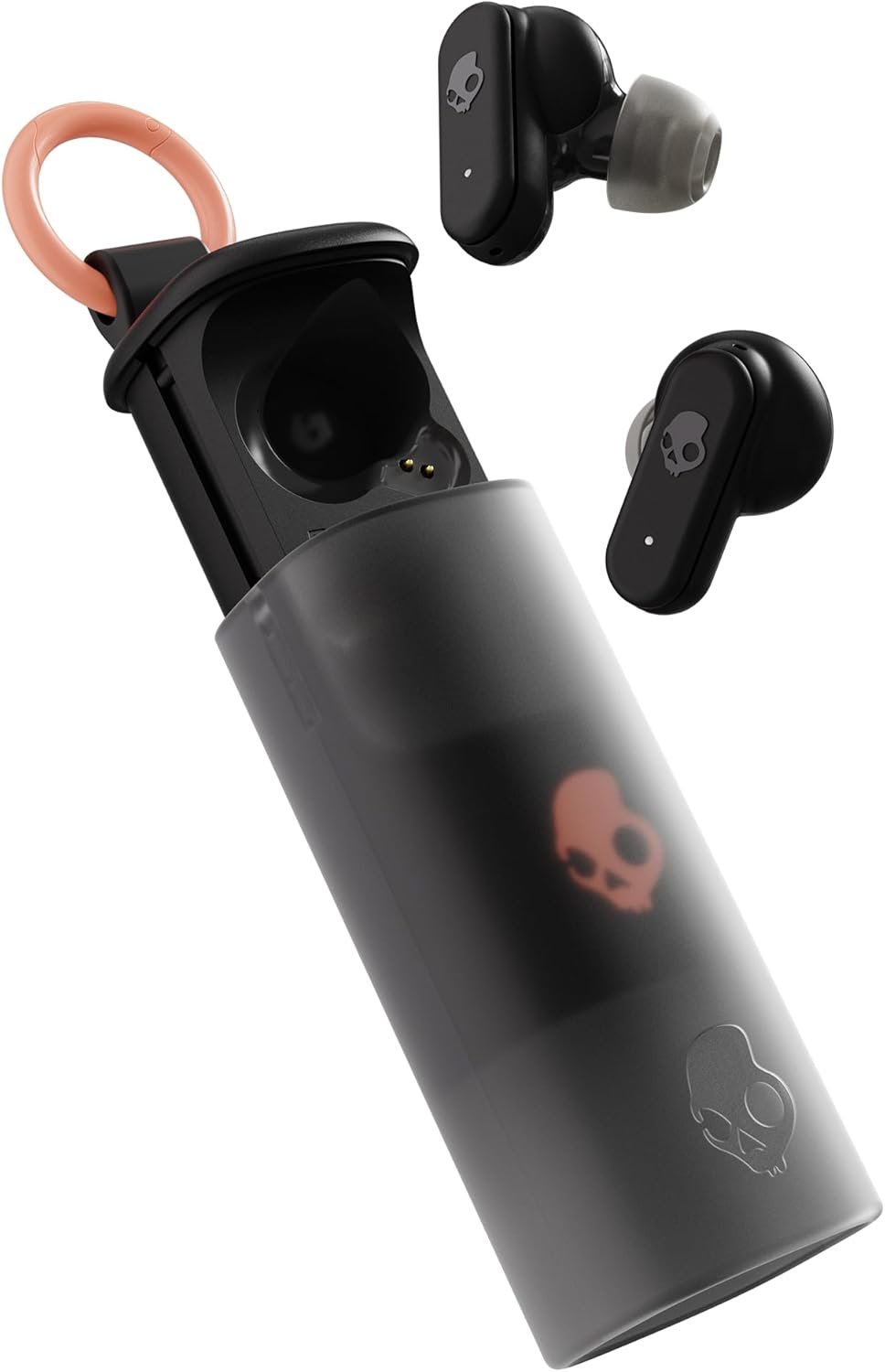 61kQDPKU9DL._AC_SL1500_.jpg Skullcandy Dime Evo Wireless Earbuds, Bluetooth Headphones, Noise Isolating Fit, Up to 36 Hours Battery, Microphone for iPhone Android, Easy Carry with Clip-Anywhere Case - True Black - Image 1