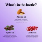 Volumizing Rosemary Hair Oil Serum - Moisturizing Scalp and Hair Oil for Men & Women Infused with Amla Black Castor Pumpkin Argan & Jojoba - Lightweight Hydrating Vegan & Color Safe (Citrus Scent) - Image 6