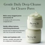 Arencia Korean Rice Mochi Face Cleanser - Face Wash, Gentle Scrub All in One for Deep Cleansing, Moisturizing, Pore Minimizing, Acne-Prone Skin, Removing Blackhead with Rice Water & Green Tea - Image 4