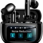 Wireless Earbuds, Ear Buds Active Noise Cancelling with Charging Case, 6.0 Bluetooth Earbuds with AI Clear Calls, 40H Playtime for Sports & Working, Stereo Sound Headphones for iPhone/Android-Black
