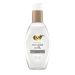 Nourishing + Coconut Milk Anti-Breakage Hair Serum for Strength & Shine, Leave-In Hair Treatment with Coconut Oil & Egg White Protein, Paraben & Sulfated-Surfactant Free, 2 Pack