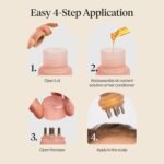 Kitsch Scalp & Hair Oil Applicator – Stainless Steel Bristles Scalp Oil Applicator for Even Distribution, Mess-Free Oiling & Head Massager Scalp – Precision Hair Care Tool for Roots & All Hair Types - Image 8