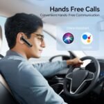 Bluetooth Headset Wireless Earpiece HD Hands Free Headphones with Microphone Lightweight Single Ear Earphones with Mute for iPhone Samsung Android Cell Phone PC Laptop TV Work Office Driving Business - Image 4