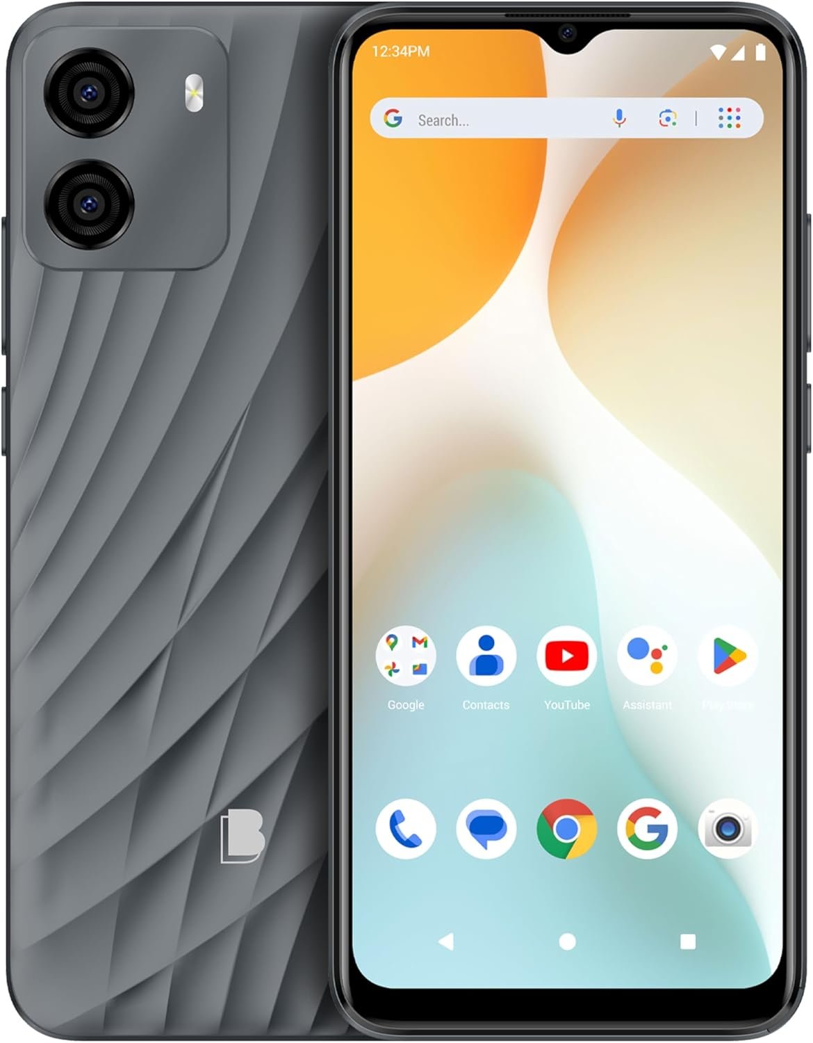 7124o-sbmzL._AC_SL1500_.jpg BLU G35 | 2025 | Unlocked | 6.5” HD+ Infinity Display | Dual 8MP Camera + LED Flash 5MP Selfie Camera | 32GB/3GB I US Version | US Warranty | Grey - Image 1