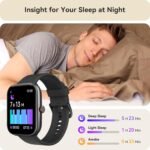 Smart Watch for Women Men, Smartwatch for iPhone & Android Bluetooth (Answer/Call) Built-in Alexa, 1.91" HD Fitness Tracker with 105+ Sport Modes, IP68 Waterproof, Sleep/Heart Rate/SpO2/Stress Monitor - Image 4