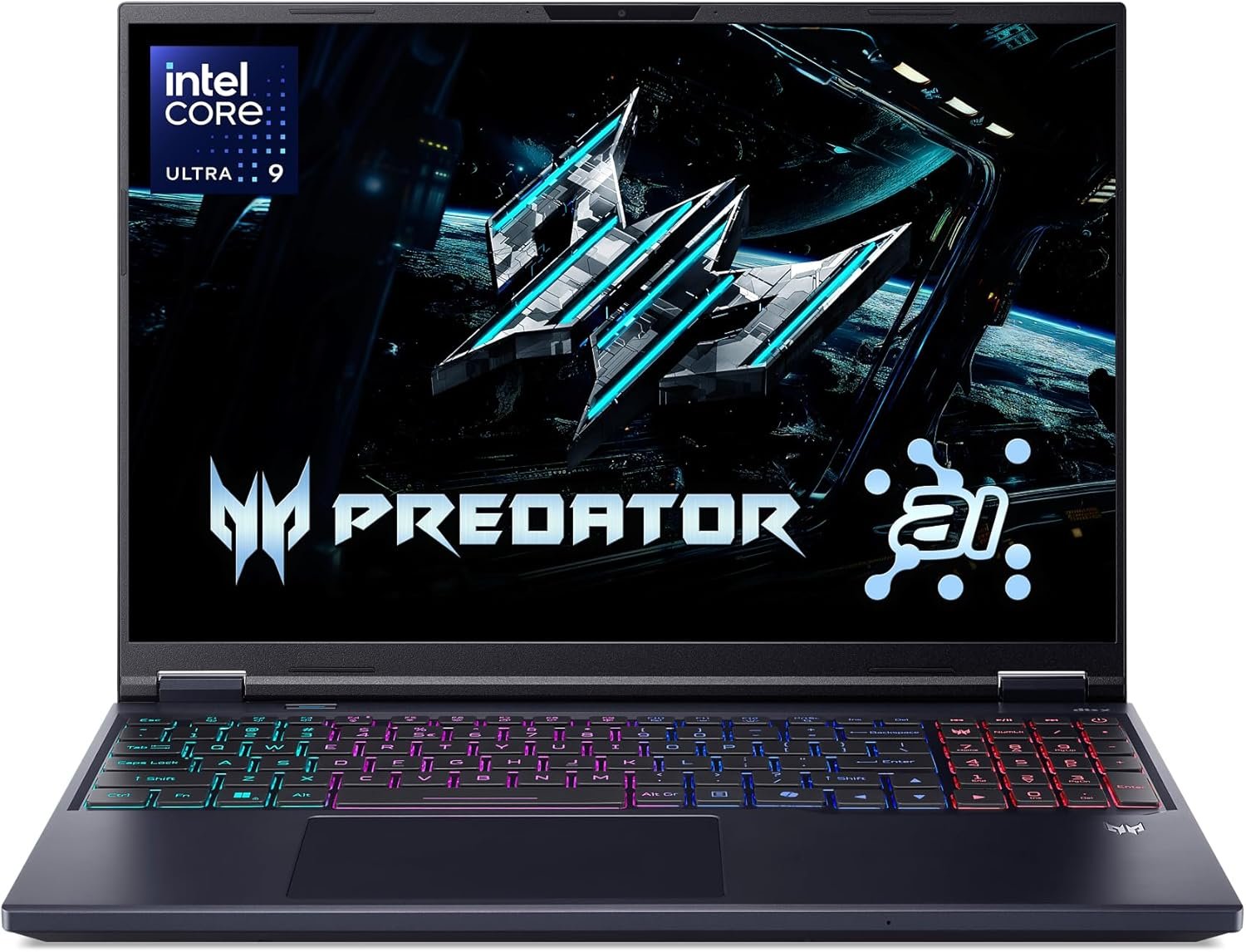 712iCgpr3NL._AC_SL1500_.jpg acer Predator Helios Neo 16 AI Gaming Laptop | Intel Core Ultra 9 Processor 275HX | NVIDIA GeForce RTX 5070 Ti | 16" WQXGA 240Hz G-SYNC | 16GB DDR5 | 1TB Gen 4 SSD | Killer Wi-Fi 6E | PHN16-73-92B8 - Image 1