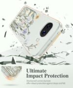GVIEWIN for Google Pixel 10a Case with Screen Protector, [Military Grade Drop Protection] Non Yellowing Clear Floral Slim Phone Cover for Women 2026 6.3"(Vibrant Spring) - Image 4
