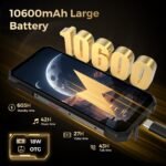 FOSSIBOT F109S Rugged Phone Unlocked, 24GB+256GB/2TB,10600mAh Battery Waterproof Phones,Android 15 Rugged CellPhones, 6.745" HD+ 1.32-inch IPS Smartphone,50MP+16MP+5MP Rugged Phone(2026 deep Blue) | 24GB+256GB+2TB, 50MP+16MP+5MP, Android 15, deep Blue - Image 3